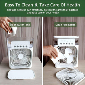 Portable Air cooler Table fan with humidifier